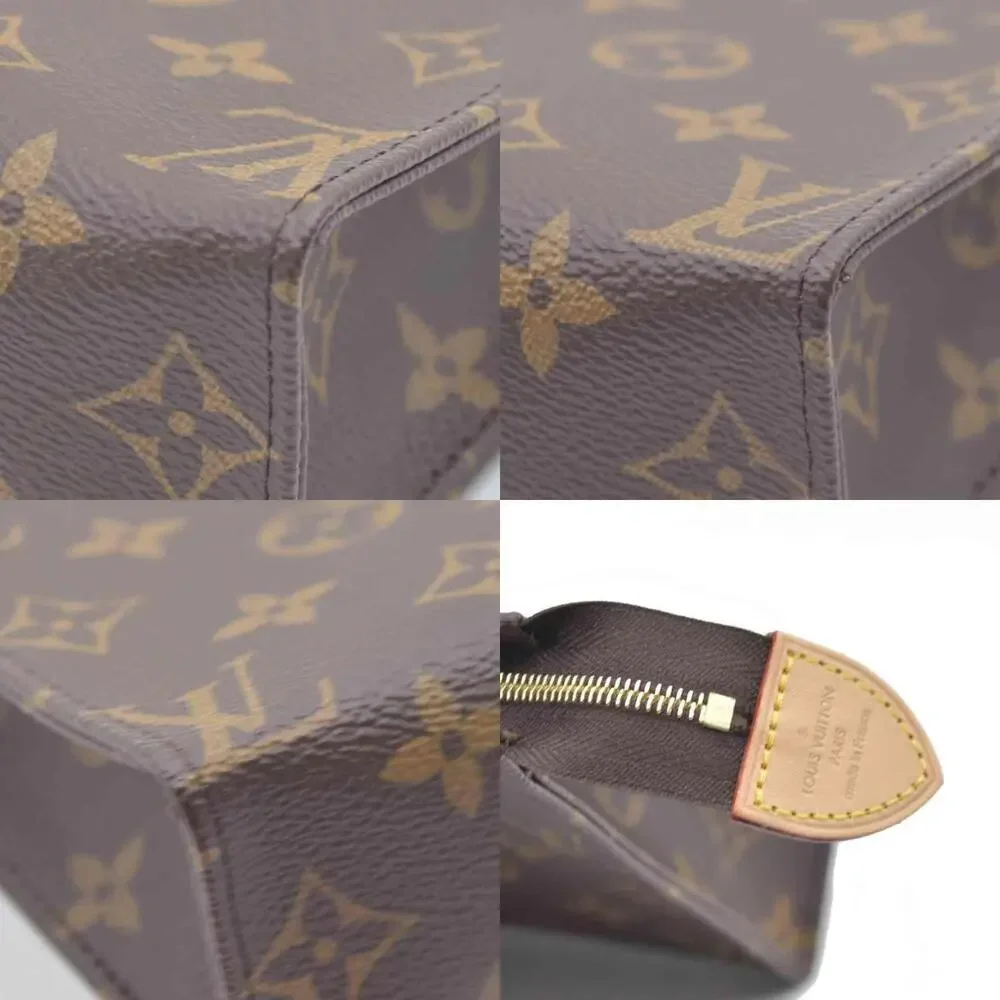 $885 Louis Vuitton Monogram Toiletry Pouch 19 Red RFID